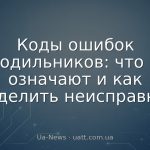 Коды ошибок холодильников: что они означают и как определить неисправность