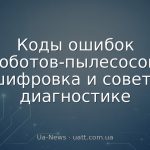 Коды ошибок роботов-пылесосов: расшифровка и советы по диагностике